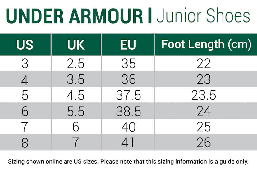 under armour-shoes-juniors size chart
